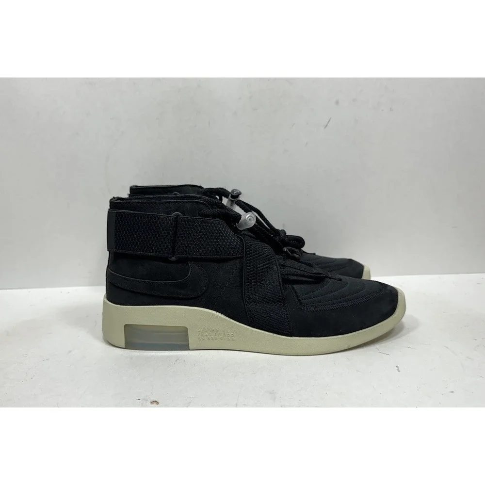 Nike Air Fear Of God Raid Black‎ Fossil Men's Size 7.5 AT8087-002 Shoes Sneakers
